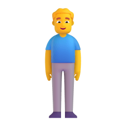 man standing Discord emoji PNG
