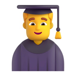 man student Discord emoji PNG