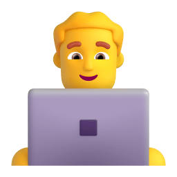 man technologist Discord emoji PNG