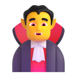 man vampire Discord emoji PNG