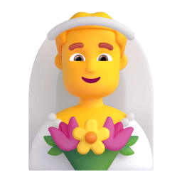 man with veil Discord emoji PNG