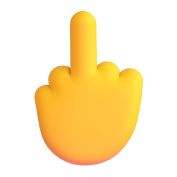 middle finger Discord emoji PNG