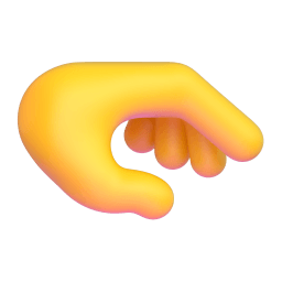 palm down hand Discord emoji PNG