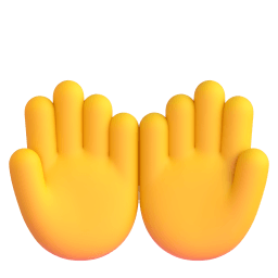 palms up together Discord emoji PNG