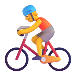 person biking Discord emoji PNG