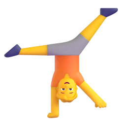 person cartwheeling Discord emoji PNG