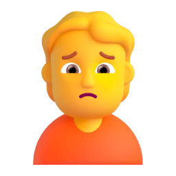 person frowning Discord emoji PNG