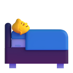 person in bed Discord emoji PNG