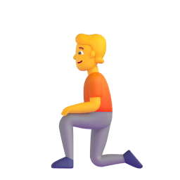 person kneeling Discord emoji PNG