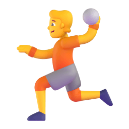 person playing handball Discord emoji PNG