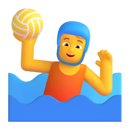 person playing water polo Discord emoji PNG