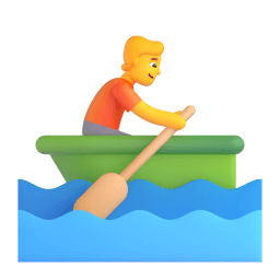 person rowing boat Discord emoji PNG
