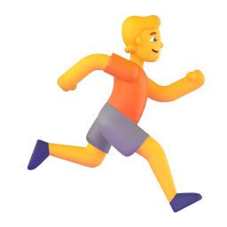person running facing right Discord emoji PNG