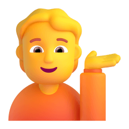 person tipping hand Discord emoji PNG