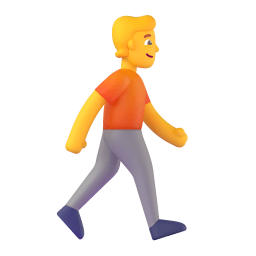 person walking facing right Discord emoji PNG