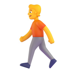 person walking Discord emoji PNG