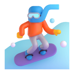 snowboarder Discord emoji PNG