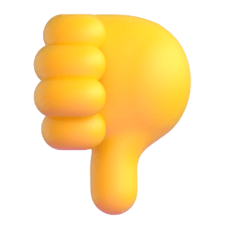 thumbs down Discord emoji PNG
