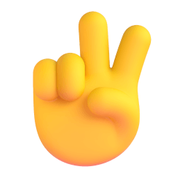 victory hand Discord emoji PNG