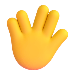 vulcan salute Discord emoji PNG