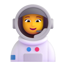 woman astronaut Discord emoji PNG