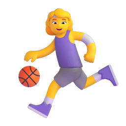 woman bouncing ball Discord emoji PNG