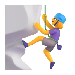 woman climbing Discord emoji PNG