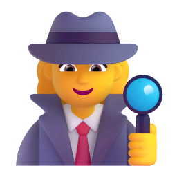 woman detective Discord emoji PNG