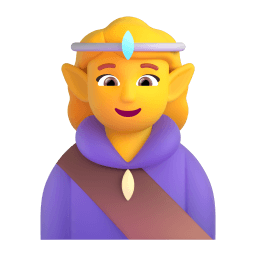 woman elf Discord emoji PNG