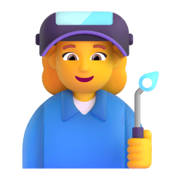 woman factory worker Discord emoji PNG