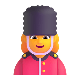 woman guard Discord emoji PNG