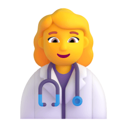 woman health worker Discord emoji PNG