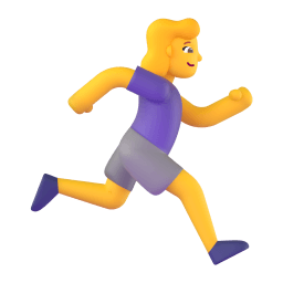 woman running facing right Discord emoji PNG