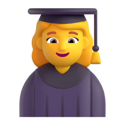 woman student Discord emoji PNG