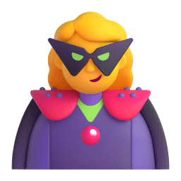woman supervillain Discord emoji PNG