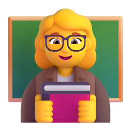 woman teacher Discord emoji PNG