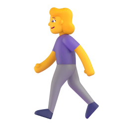 woman walking Discord emoji PNG