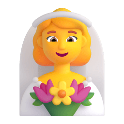 woman with veil Discord emoji PNG
