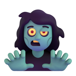 woman zombie Discord emoji PNG