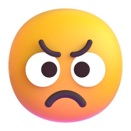 angry face Discord emoji PNG