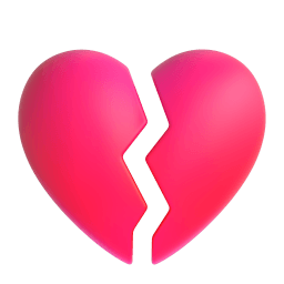 broken heart Discord emoji PNG