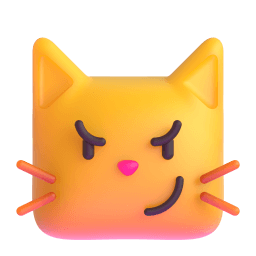 cat with wry smile Discord emoji PNG
