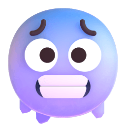 cold face Discord emoji PNG