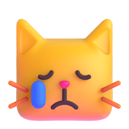 crying cat Discord emoji PNG