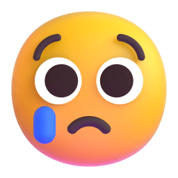 crying face Discord emoji PNG