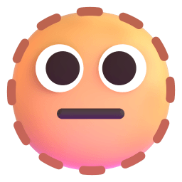 dotted line face Discord emoji PNG