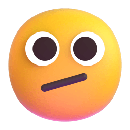 face with diagonal mouth Discord emoji PNG