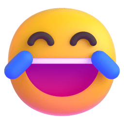 face with tears of joy Discord emoji PNG