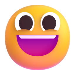 grinning face with big eyes Discord emoji PNG