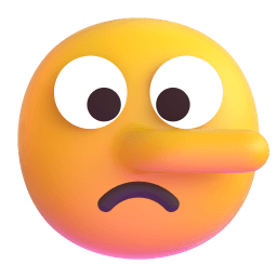 lying face Discord emoji PNG
